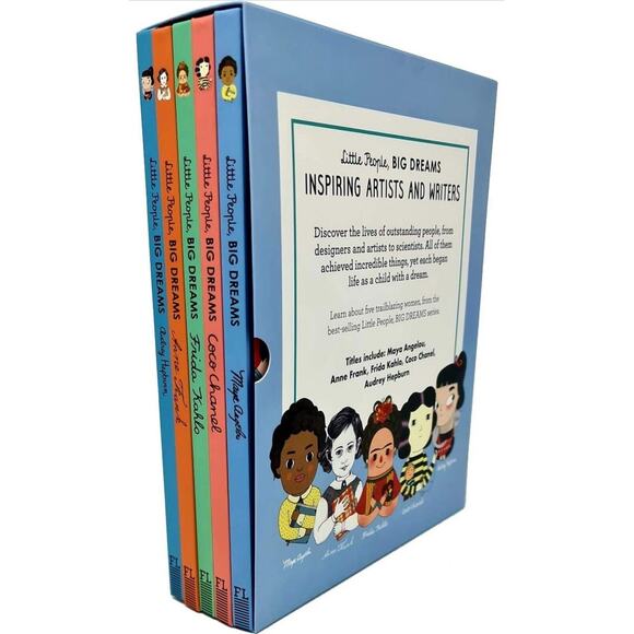 Little People, BIG DREAMS Inspiring Artists And Writers 5 Book Gift Box Set 📚 - Picture 4 of 7